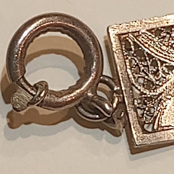 Vintage Rare Enamel filigree bracelet - Picture 8 of 8